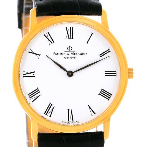 Photo of Baume Mercier Classima Ultra Thin Yellow Gold Quartz Watch MV045094